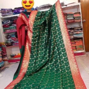 সিল্ক খাদি কাতান শাড়ি