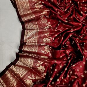 সিল্ক কাতান শাড়ি