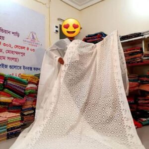 জামদানী সখের শাড়ি