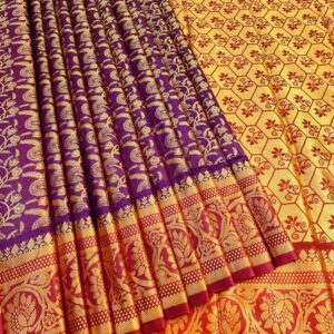 প্রিমিয়াম দেশি সিল্ক কাঞ্জিপুরাম শাড়ি