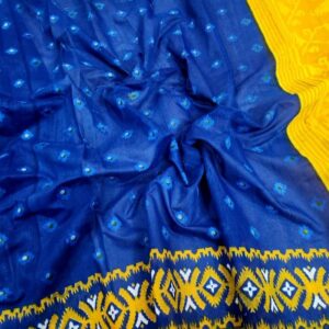 ভাইরাল হাফসিল্ক ব্লক/আফসান প্রিন্ট শাড়ি