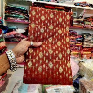 মসলিন টিস্যু জরি জামদানী শাড়ি